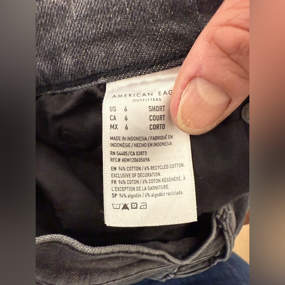 American Eagle Outfitters Dark Gray Straight Leg Jeans - Picture 12 of 12